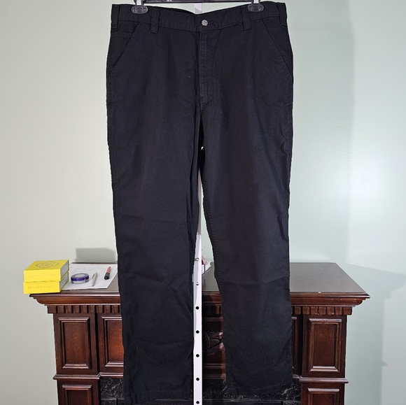 Carhartt Other - Mens Carhartt Rugged Flex‎ Relaxed Fit Canvas Workpant in Black 38x34